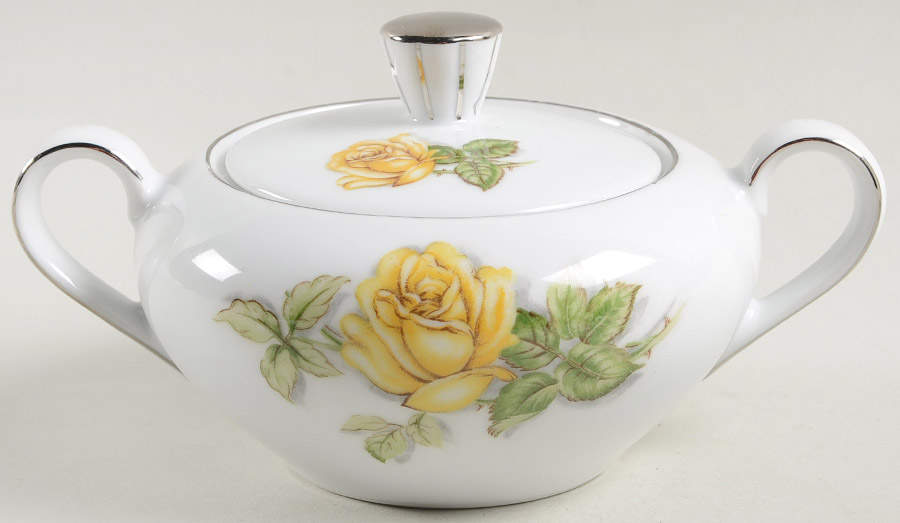 Margarett Sugar Bowl & Lid by Seyei Toki Co-1