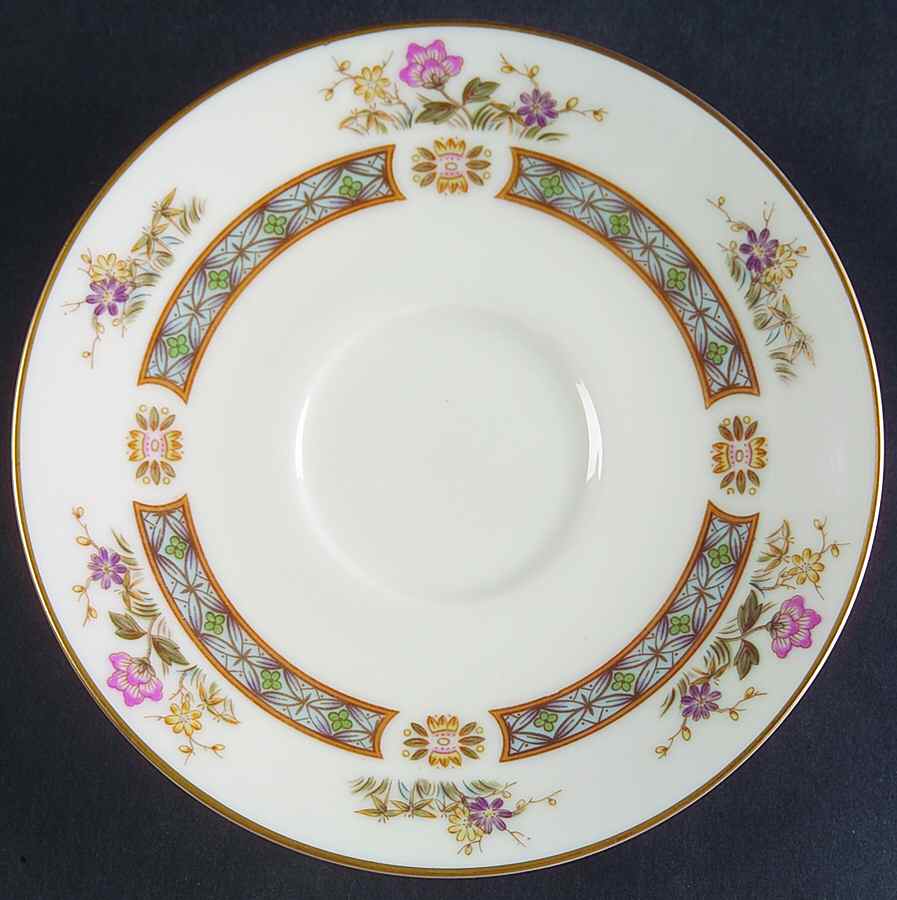 Oriental Peony Saucer by Seyei Toki Co-1