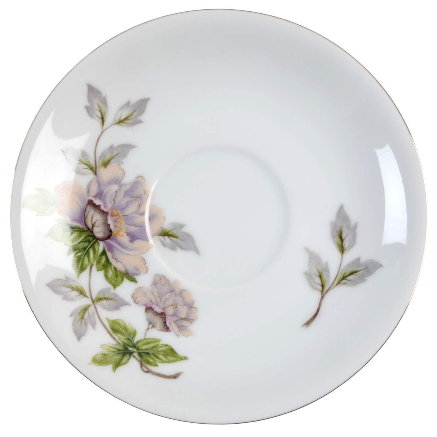 Peony Saucer by Seyei Toki Co-1