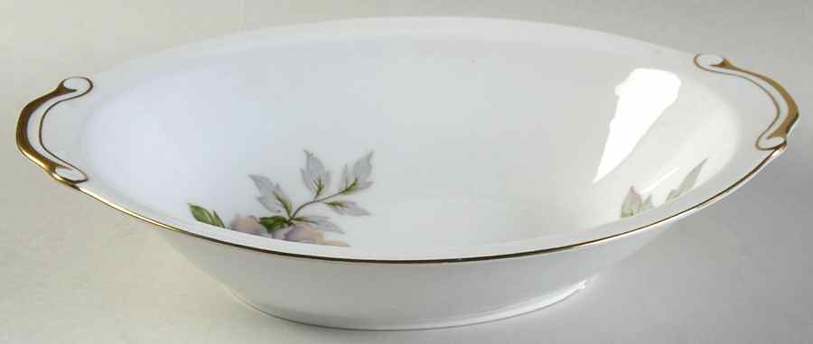 Peony 10" Oval Vegetable Bowl by Seyei Toki Co-1
