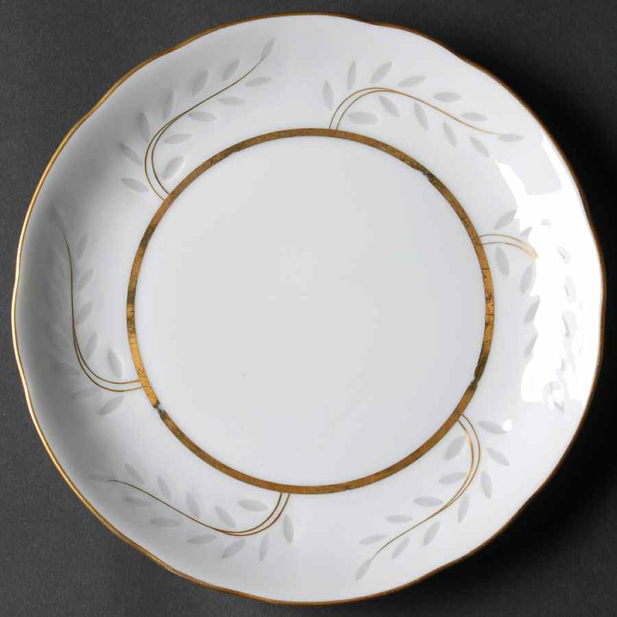 Pearl Rice (Scalloped Edge) Bread & Butter Plate by Seyei Toki Co-1
