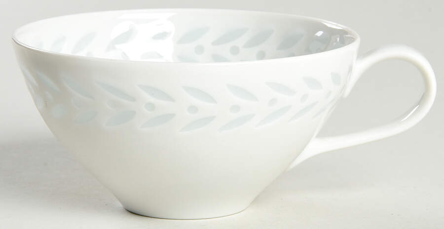 Pearl Rice (Smooth Edge) Flat Cup by Seyei Toki Co-1