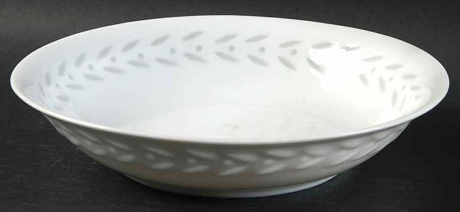 Pearl Rice (Smooth Edge) Coupe Soup Bowl by Seyei Toki Co-1