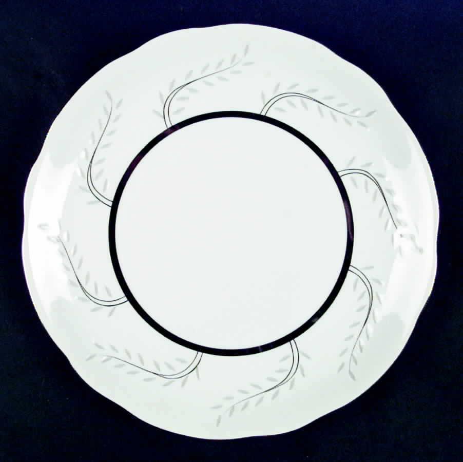 Pearl Rice Dinner Plate by Seyei Toki Co-1