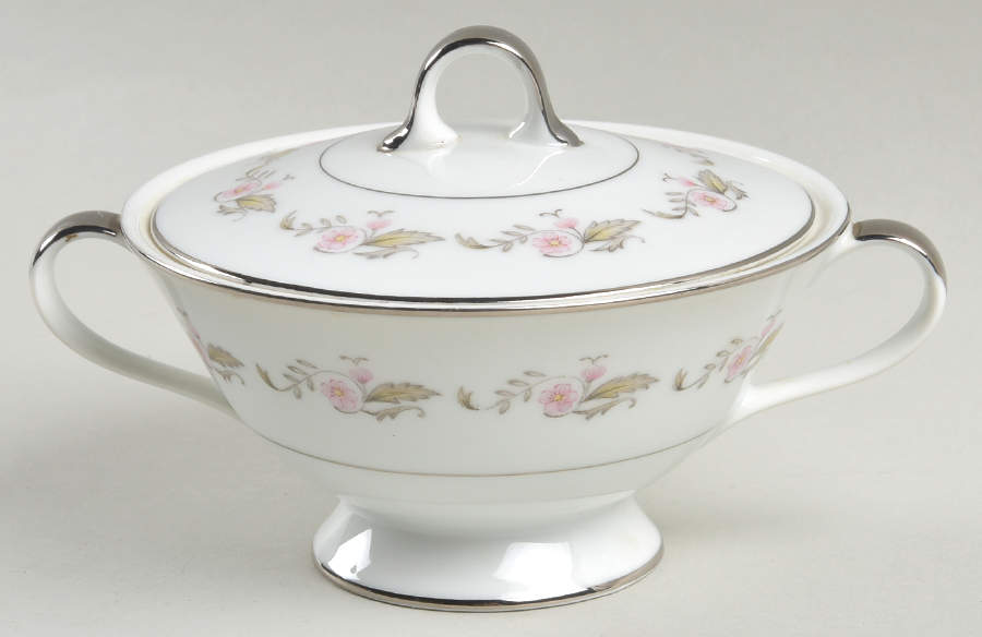 Priscilla Sugar Bowl & Lid by Seyei Toki Co-1