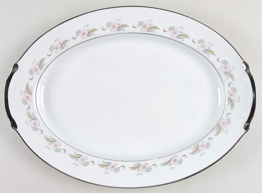 Priscilla 14" Oval Serving Platter by Seyei Toki Co-1