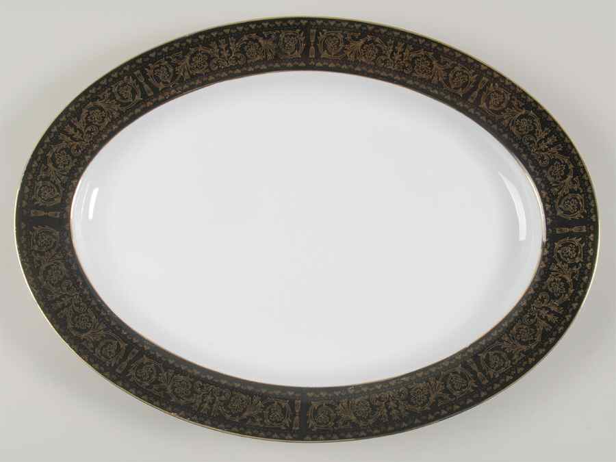 Regency 16" Oval Serving Platter by Seyei Toki Co-1