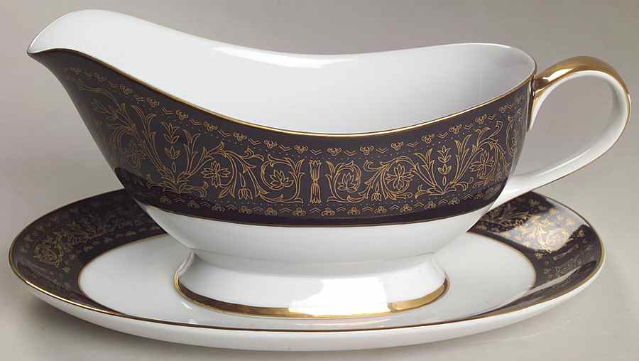 Regency Gravy Boat & Underplate/Relish by Seyei Toki Co-1