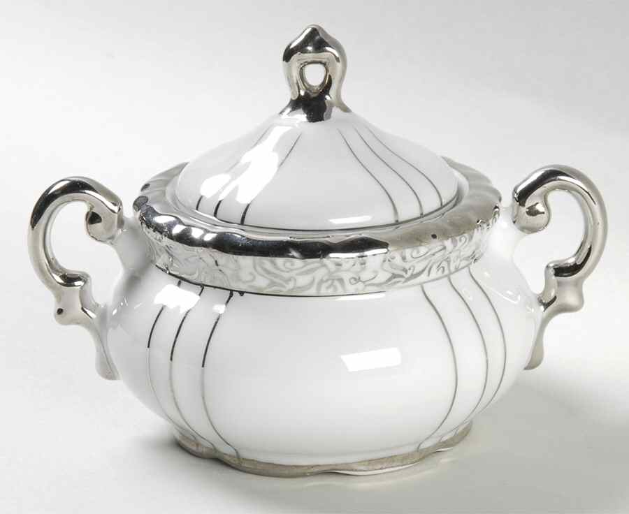 Renaissance Sugar Bowl & Lid by Seyei Toki Co-1
