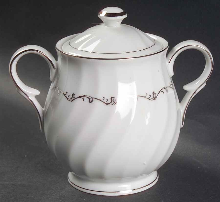 Rhythm Sugar Bowl & Lid by Seyei Toki Co-1