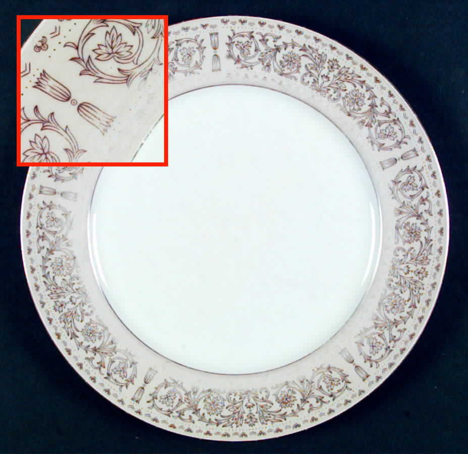 Royal Duchess Dinner Plate by Seyei Toki Co-1