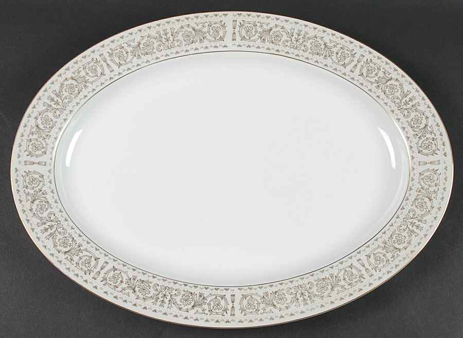 Royal Duchess 16" Oval Serving Platter by Seyei Toki Co-1