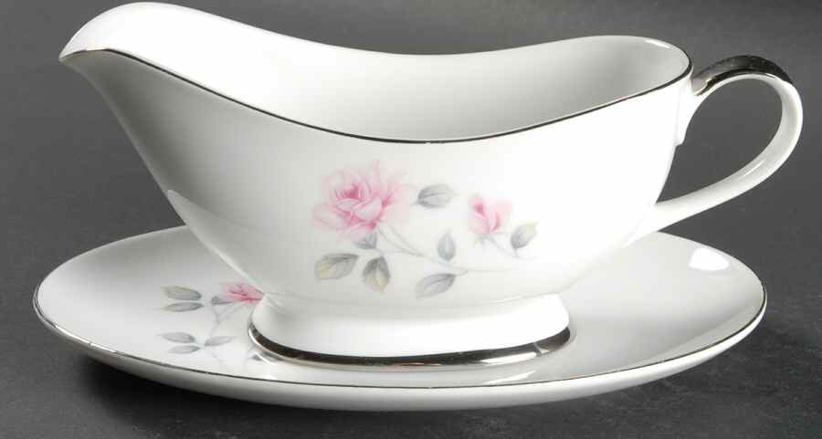 Roselands Gravy Boat & Underplate by Seyei Toki Co-1