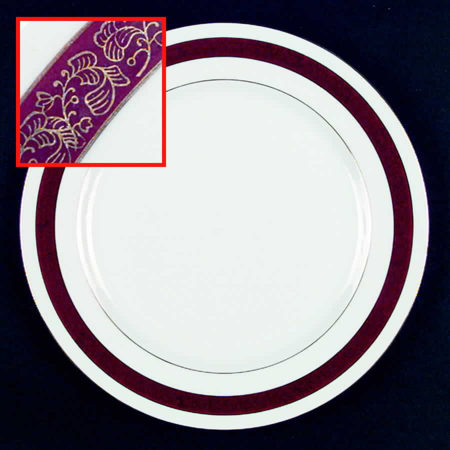 Rubiyat Dinner Plate by Seyei Toki Co-1