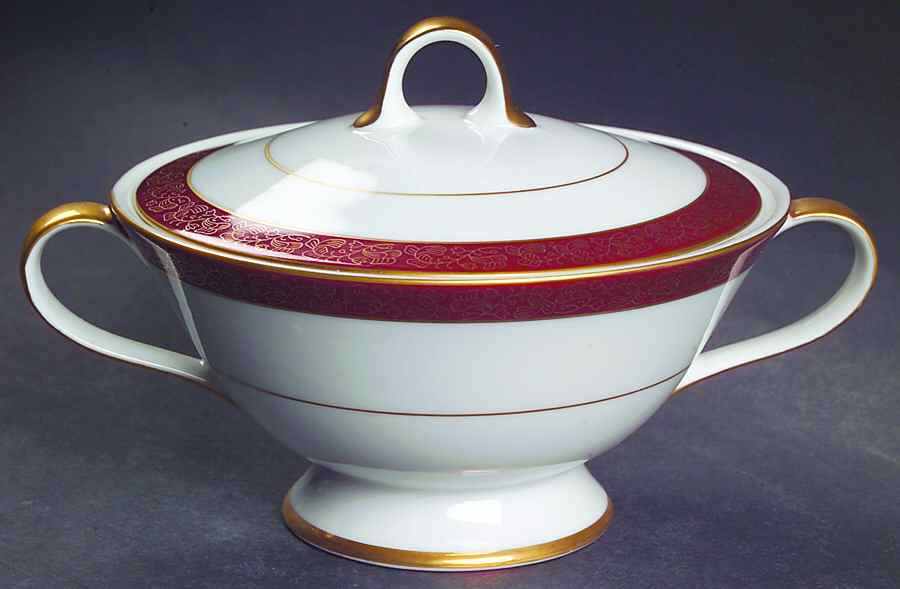 Rubiyat Sugar Bowl & Lid by Seyei Toki Co-1