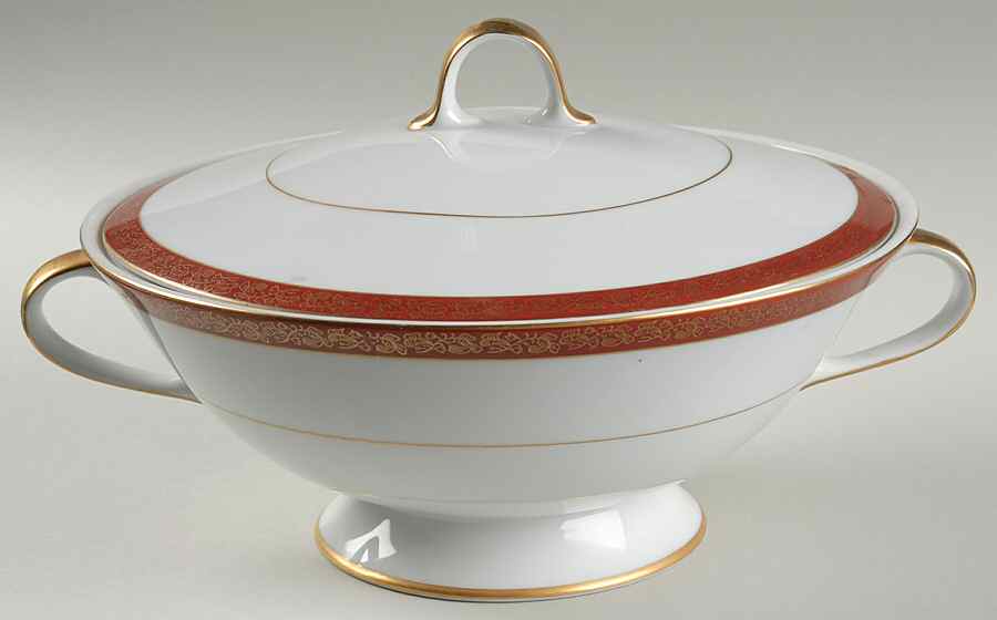 Rubiyat Round Covered Vegetable by Seyei Toki Co-1