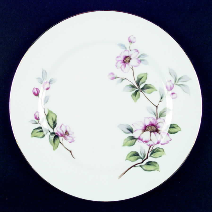 Sazanqua Dinner Plate by Seyei Toki Co-1