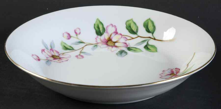Sazanqua Coupe Soup Bowl by Seyei Toki Co-1