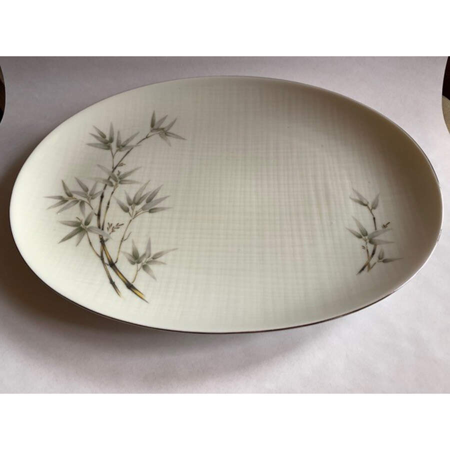 SEY2 12" Oval Serving Platter by Seyei Toki Co-1