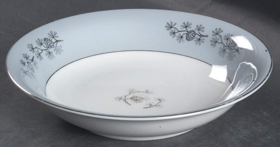 Silver Cone Coupe Soup Bowl by Seyei Toki Co-1