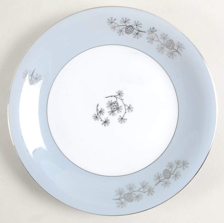 Silver Cone Salad Plate by Seyei Toki Co-1