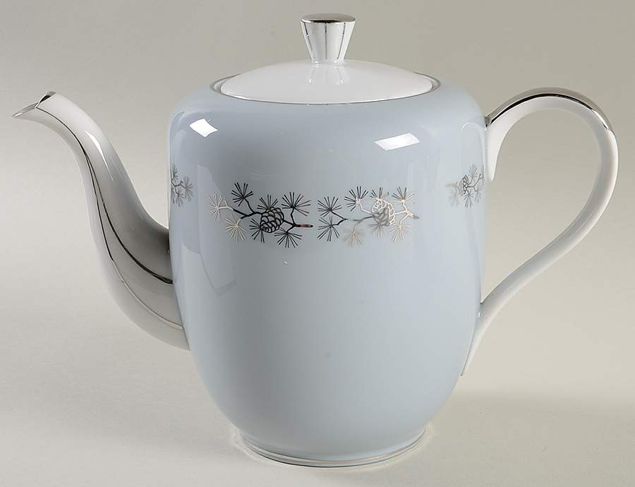 Silver Cone Teapot & Lid by Seyei Toki Co-1