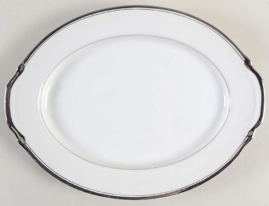 Silvermont 11" Oval Serving Platter by Seyei Toki Co-1