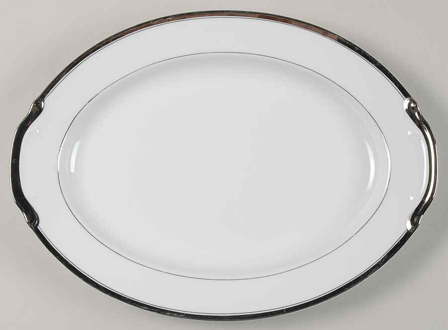 Silvermont 12" Oval Serving Platter by Seyei Toki Co-1