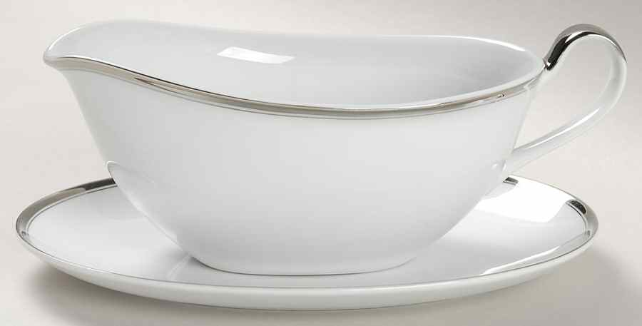 Silvermont Gravy Boat & Underplate/Relish by Seyei Toki Co-1