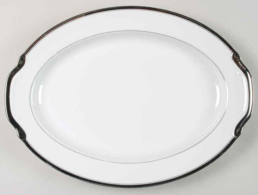 Silvermont 16" Oval Serving Platter by Seyei Toki Co-1