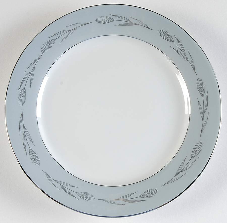 Silver Wheat Bread & Butter Plate by Seyei Toki Co-1