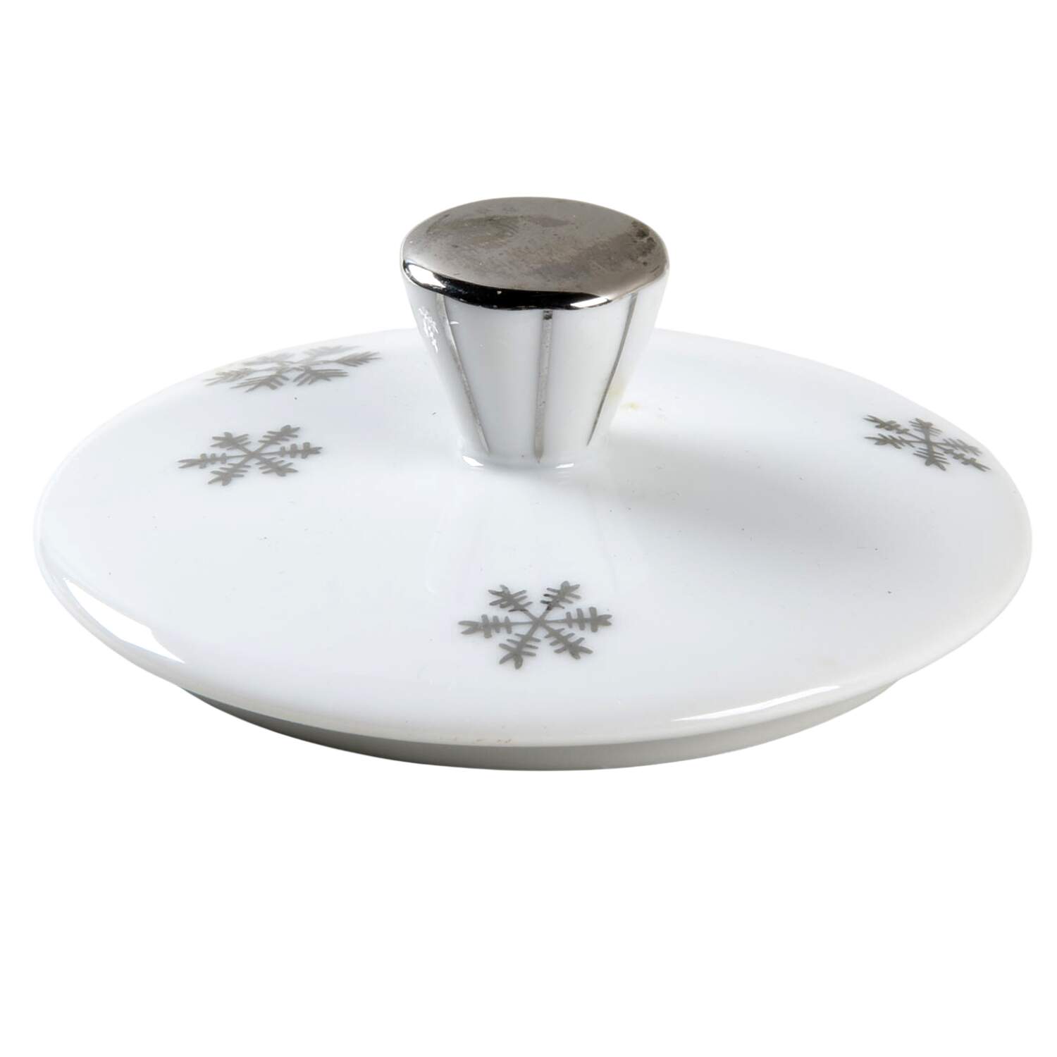 Snowy Lid for Sugar Bowl by Seyei Toki Co-1