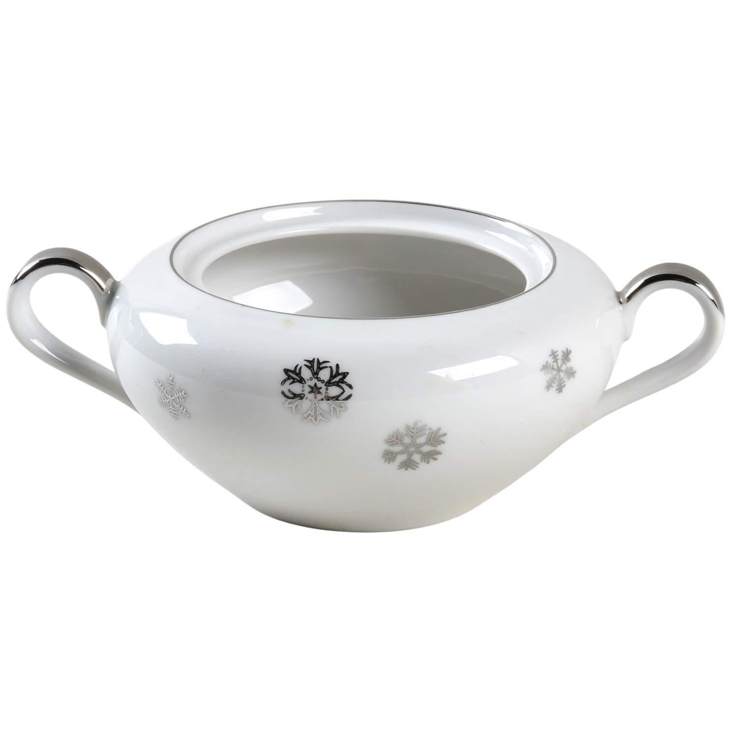Snowy Sugar Bowl No Lid by Seyei Toki Co-1