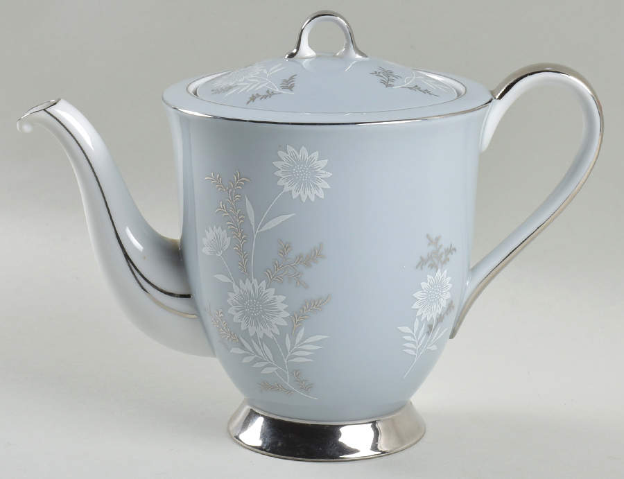 Starlite (Silver Backstamp) Teapot & Lid by Seyei Toki Co-1