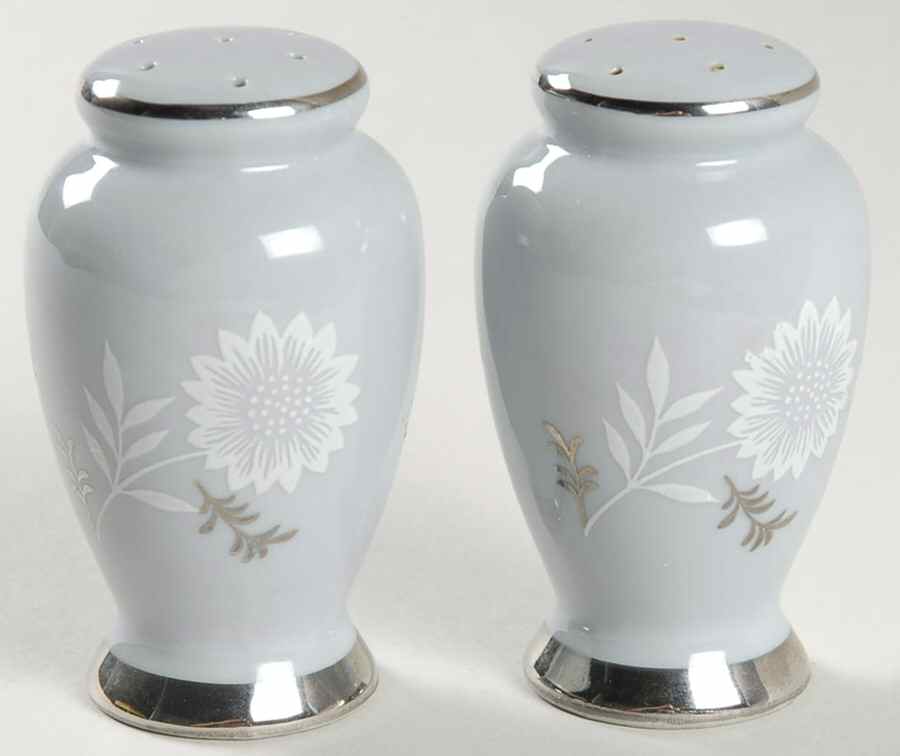 Starlite (Silver Backstamp) Salt & Pepper Set by Seyei Toki Co-1
