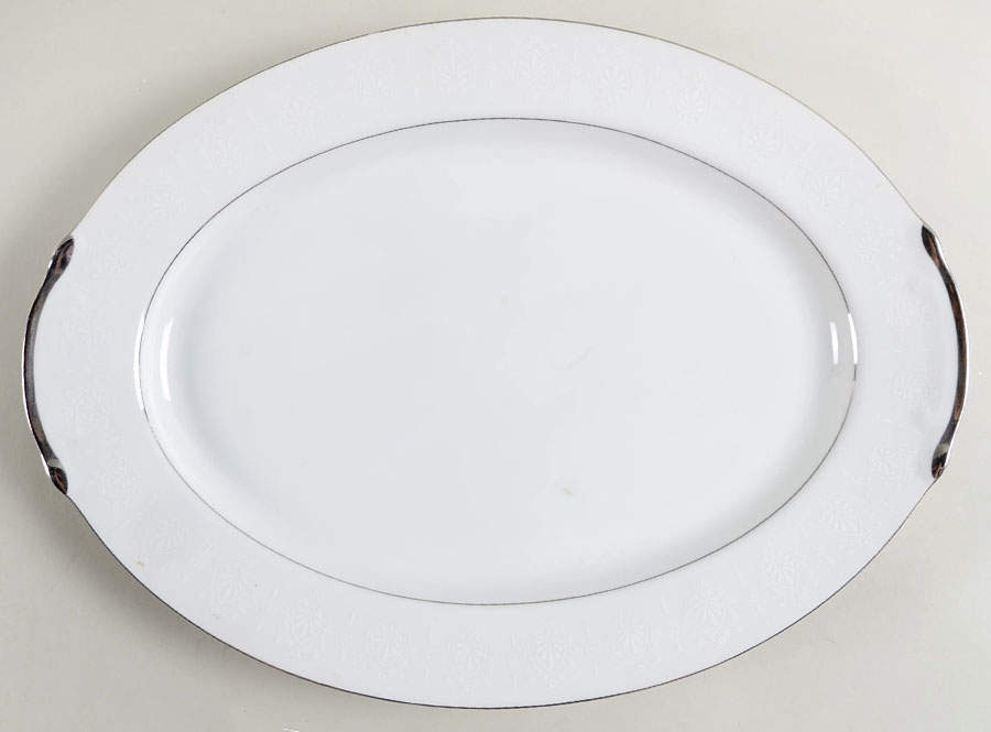 Wedding Bell 14" Oval Serving Platter by Seyei Toki Co-1