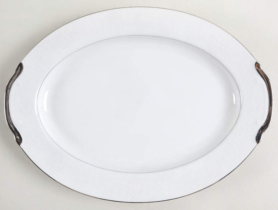 Wedding Bell 12" Oval Serving Platter by Seyei Toki Co-1