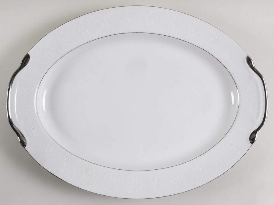 Wedding Bell 16" Oval Serving Platter by Seyei Toki Co-1