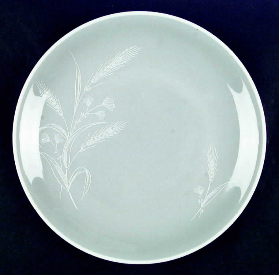 White Harvest Dinner Plate by Seyei Toki Co-1