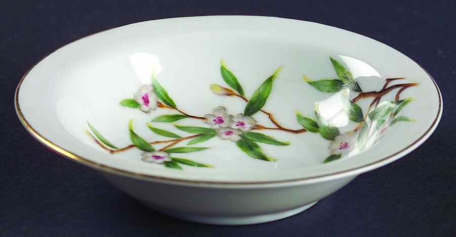 Wild Cherry Rim Fruit/Dessert (Sauce) Bowl by Seyei Toki Co-1