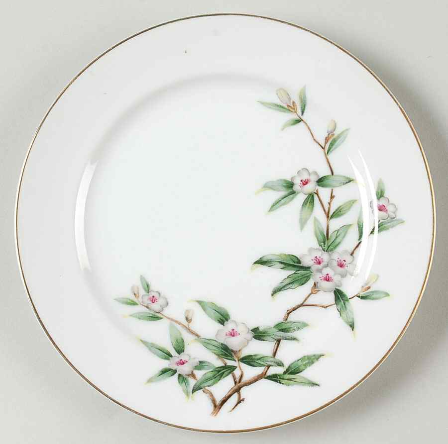 Wild Cherry Bread & Butter Plate by Seyei Toki Co-1