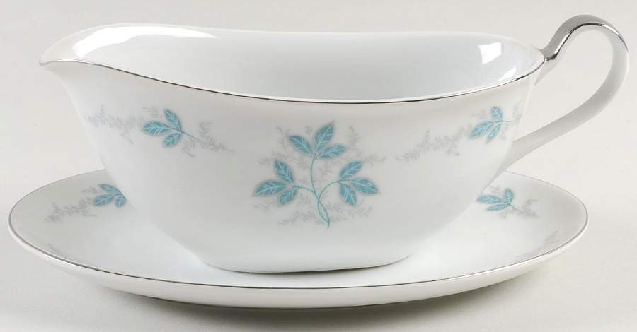 Woodland Gravy Boat & Underplate by Seyei Toki Co-1