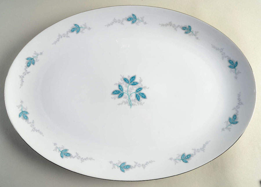 Woodland 16" Oval Serving Platter by Seyei Toki Co-1