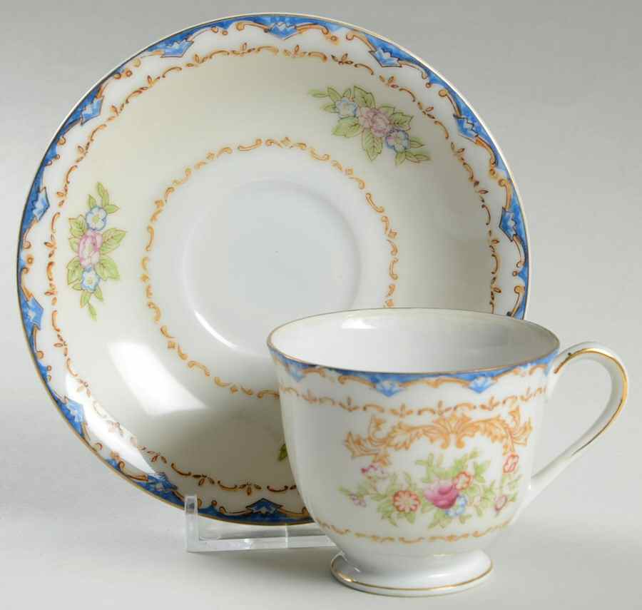 SFU1 Footed Demitasse Cup & Saucer Set by Shofu (Japan)-1