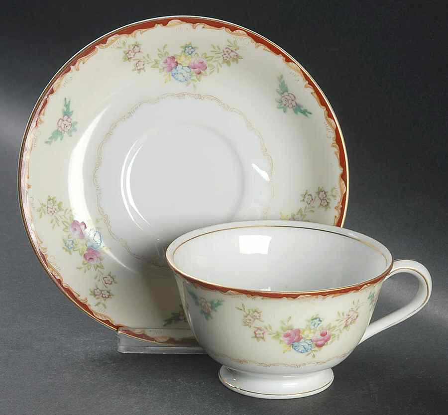 SFU3 Footed Cup & Saucer Set by Shofu (Japan)-1