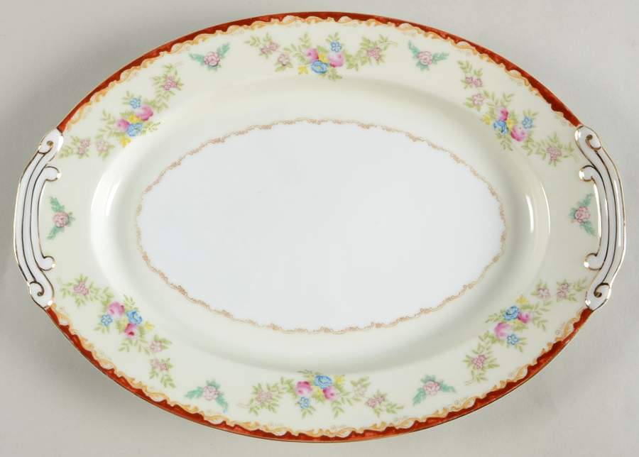 SFU3 12" Oval Serving Platter by Shofu (Japan)-1