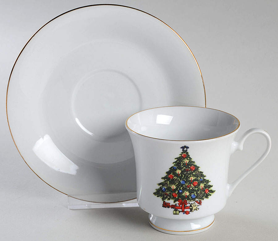 SGU1 Footed Cup & Saucer Set by Sea Gull-1