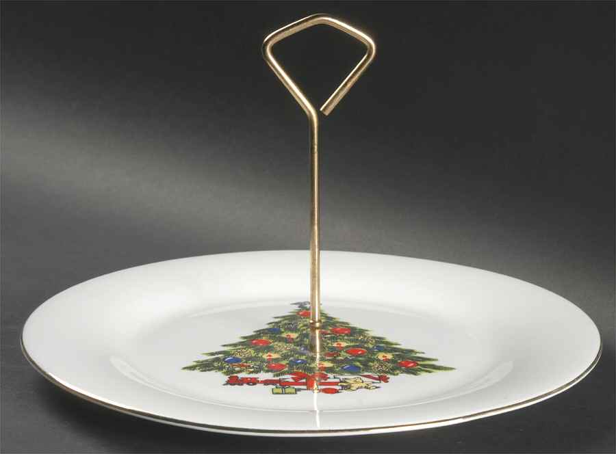 SGU1 Round Serving Plate with Handle (DP) by Sea Gull-1