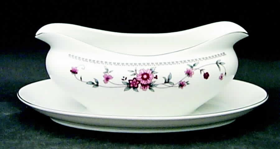 Anniversary Gravy Boat with Attached Underplate by Sheffield-1