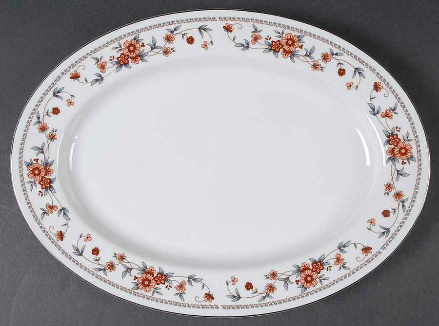 Anniversary 12" Oval Serving Platter by Sheffield-1